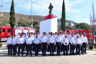 SSPH conmemora el Día Nacional del Bombero en Hidalgo