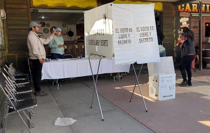 Agreden a funcionarios de casilla en elecciones para renovar delegados en Pachuca