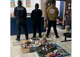 Destruyen más de 80 kilos de pirotecnia decomisada en Chilcuautla e Ixmiquilpan