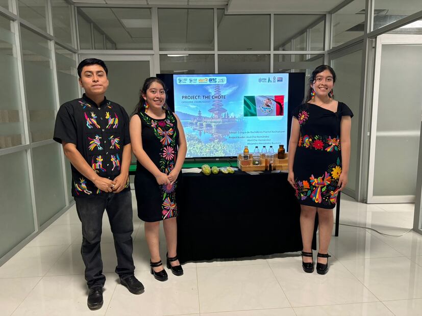Estudiantes hidalguenses ganan medalla de oro en ciencia y representan a México en certamen internacional | Foto: SEPH