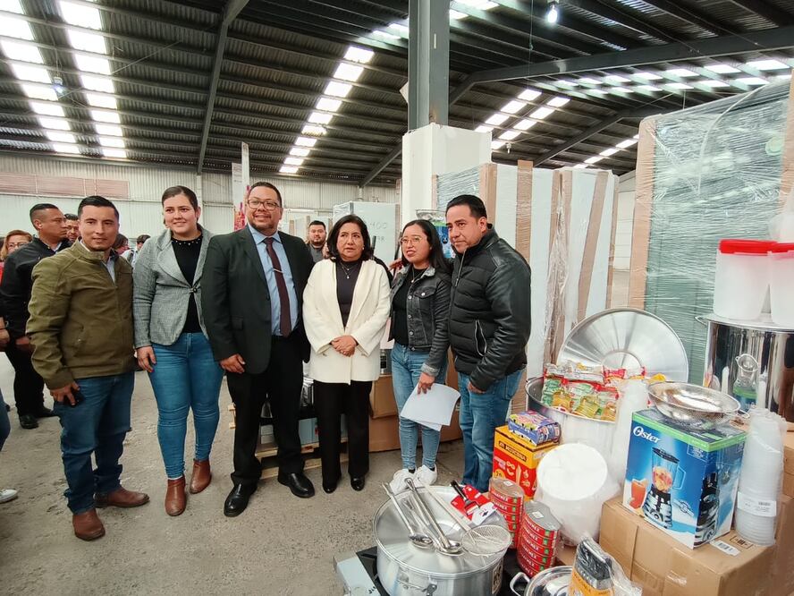Con una inversión de 6.6 millones de pesos, el Sistema DIF Hidalgo entregó apoyos para proyectos del programa de Salud y Bienestar Comunitario, y equipamiento de espacios de alimentación en 33 municipios I Foto: Lourdes Naranjo
