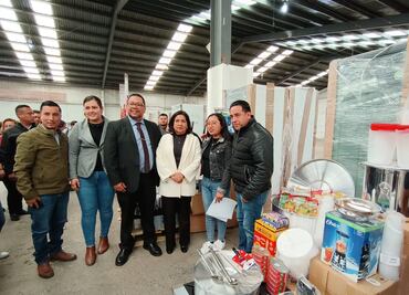 Entrega DIF Hidalgo apoyos para recuperar espacios de alimentación en municipios