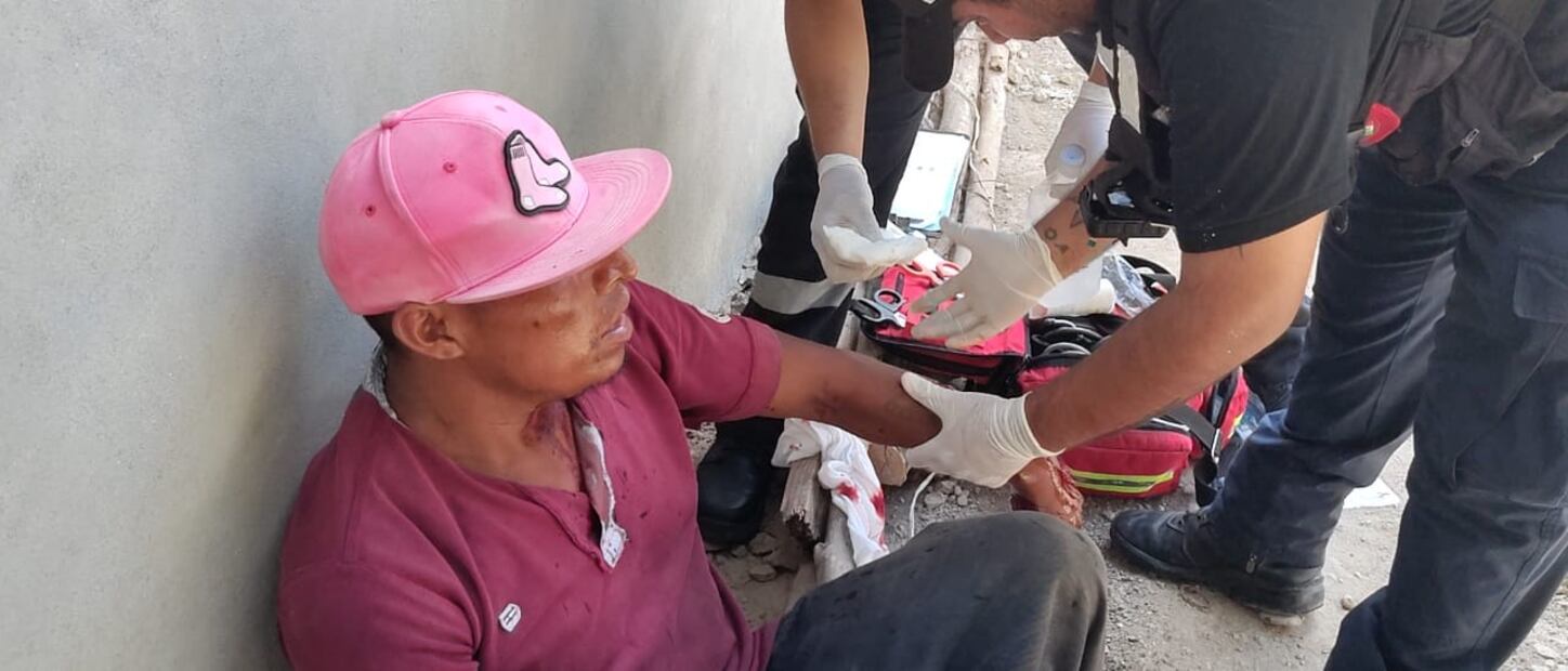 Tras una discusión un hombre fue herido con un machete Foto: Francisco Bautista