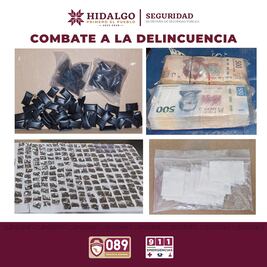 Decomisan drogas en Zacualtipán