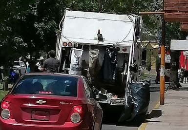 Denuncian desaparición de tres camiones recolectores de basura en Huejutla
