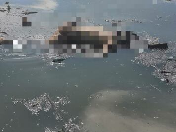 Localizan cuerpo flotando en la presa Endhó, en Tula de Allende