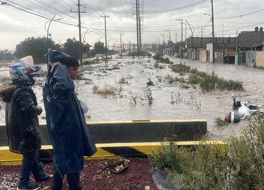 Anegamientos en Pachuca y Mineral de la Reforma tras lluvias y granizada