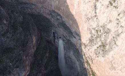 Conagua informa el cierre del vertedor de la presa Zimapán