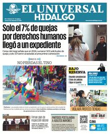 Portada El Universal Hidalgo 18/12/25