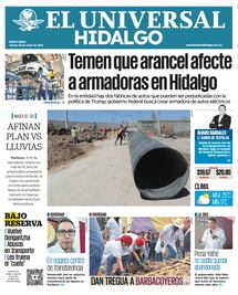 Portada El Universal Hidalgo 28/03/25
