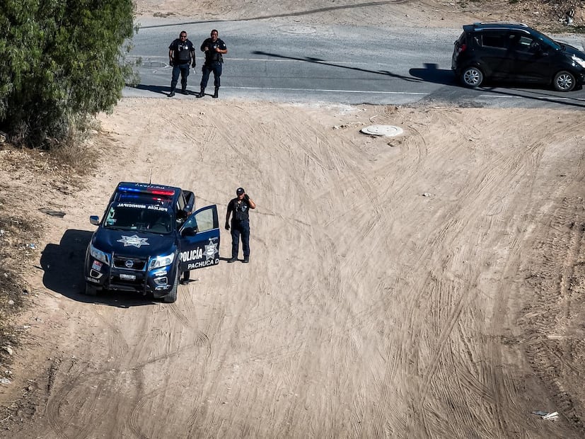 Rescatan con drones a perro atrapado en cisterna en Pachuca | Foto: SSPTyV