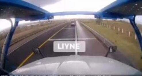 Difunden video de trágico accidente en la México–Tuxpan; tres personas perdieron la vida