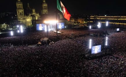 Más de 400 mil personas se dieron cita para ver a Shakira en la plaza de la Constitución