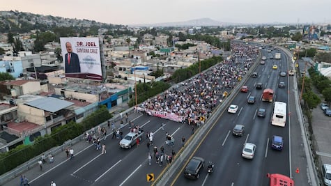 Marchan sobre la México-Pachuca nuevamente
