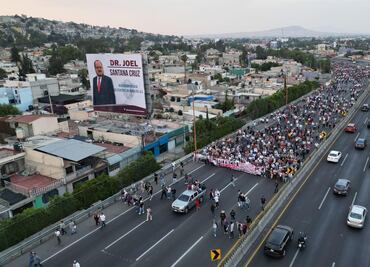 Marchan sobre la México-Pachuca nuevamente