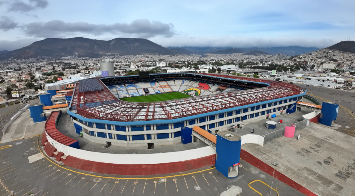 El Estadio Hidalgo cuenta con mil 200 cajones de estacionamiento | Foto: Josué Ortiz