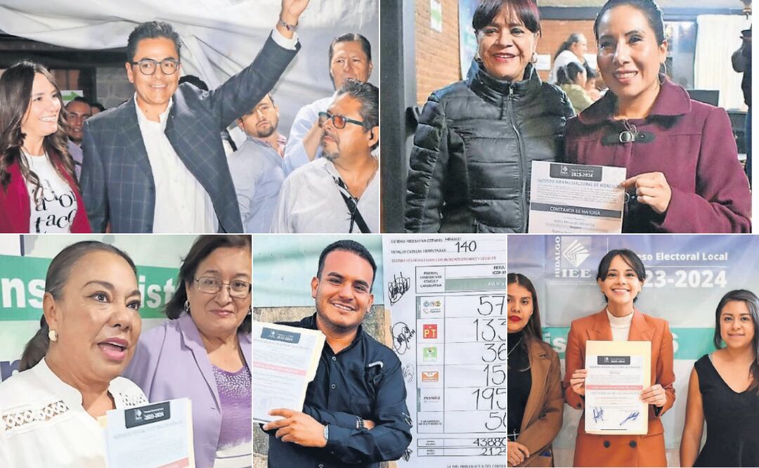 Candidatos a presidencias municipales y diputaciones locales se dieron cita en los consejos distritales electorales para recibir el documento que los acredita como ganadores de los comicios del 2 de junio
