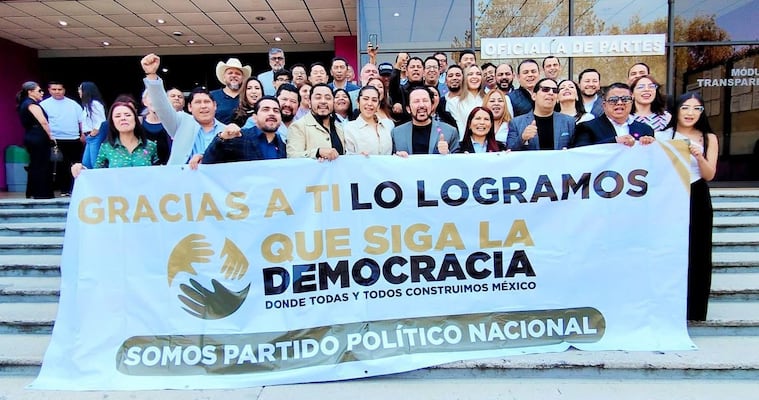 “Que Siga la Democracia” formaliza solicitud para ser partido político nacional; buscará aparecer en boleta en 2027