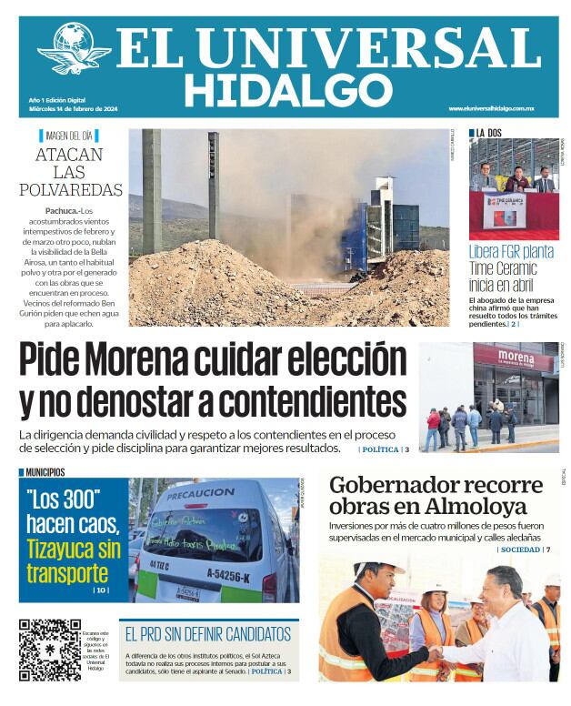 El Universal Hidalgo 140224