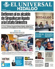 Portada El Universal Hidalgo 241025