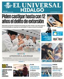 Portada El Universal Hidalgo 26/02/25