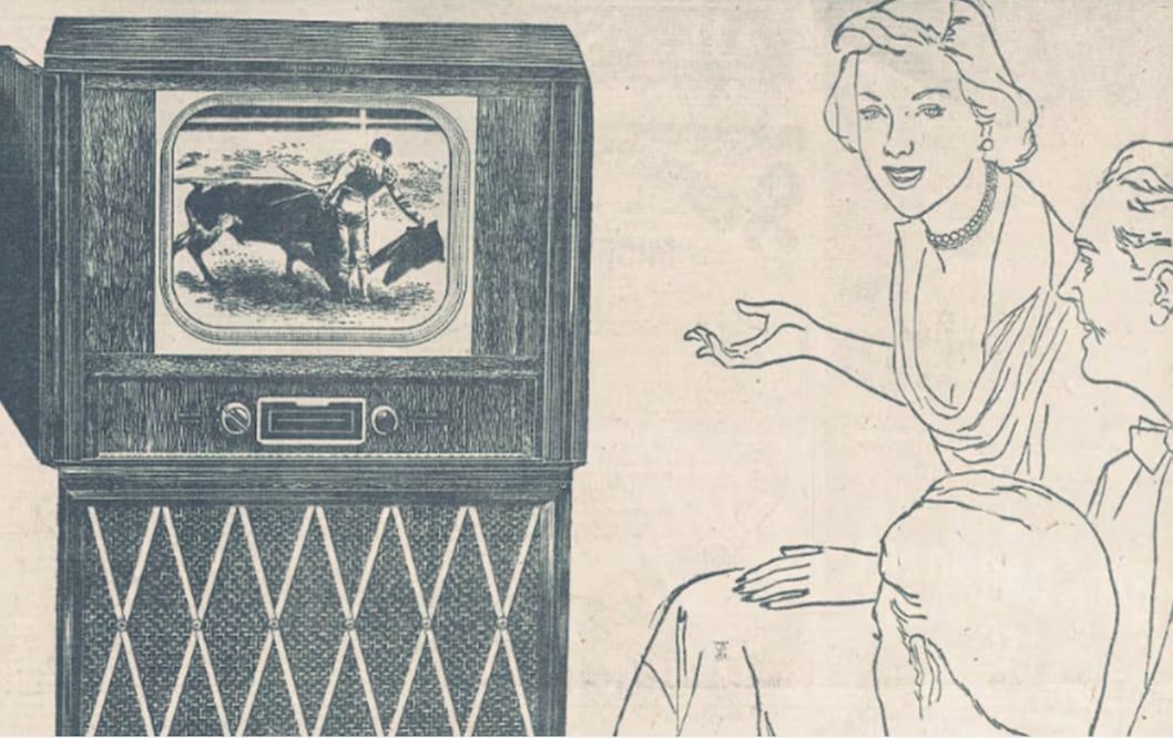 La llegada de la televisión a México fue emocionante entre las familias mexicanas. Hemeroteca EL UNIVERSAL.