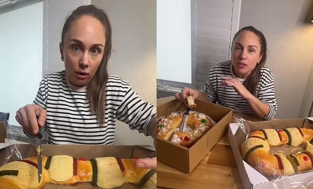 La influencer comparó la tradicional Rosca de Reyes con el "roscón" de España | Captura de video