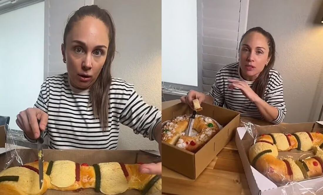 La influencer comparó la tradicional Rosca de Reyes con el "roscón" de España | Captura de video