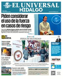 Portada El Universal Hidalgo 11/07/25