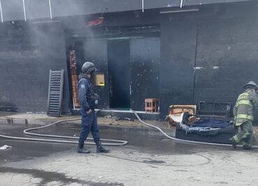 Se incendia bar en la zona centro de Tizayuca