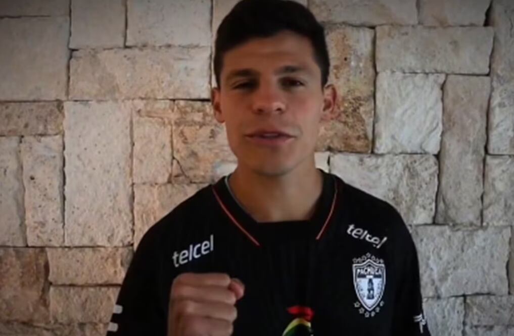 Ponchito González con la camiseta del Pachuca / Foto: Especiales