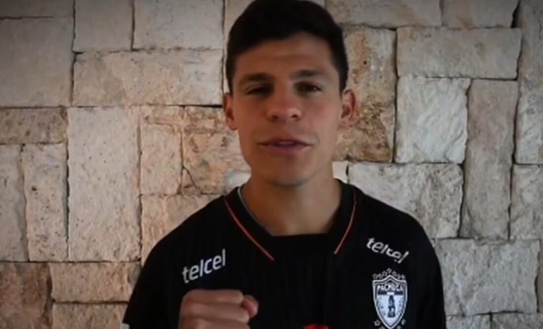 Ponchito González con la camiseta del Pachuca / Foto: Especiales