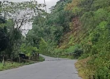 En regiones serranas de Hidalgo se registran algunos deslaves