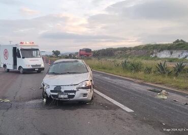 Carambola deja al menos dos heridos en la Pachuca-Sahagún