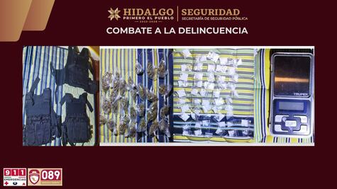 Desmantelan punto de venta de droga en Tepeapulco