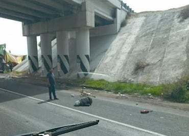 Un ciclista fallecido y dos lesionados tras atropello en la México-Pachuca