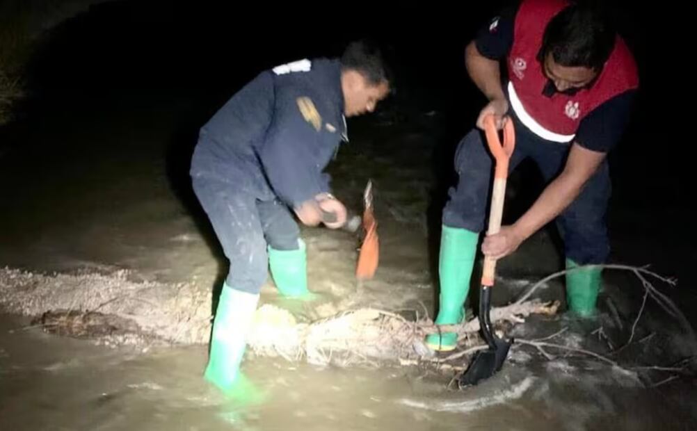 Activan alerta en Tula por desbordamiento del canal El Salto Tlamaco | Foto: Especial