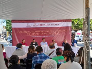 Impulsan cooperativismo y organización entre comerciantes de Ixmiquilpan y Actopan