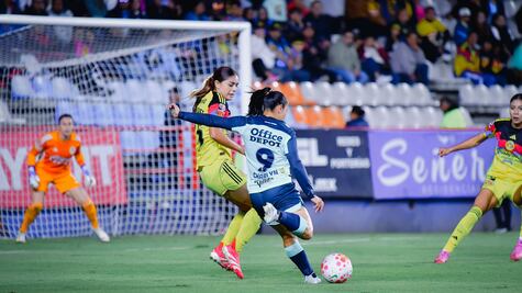 Pachuca femenil acaba con el invicto de las Águilas del América