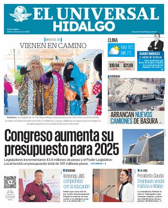Portada El Universal 030125