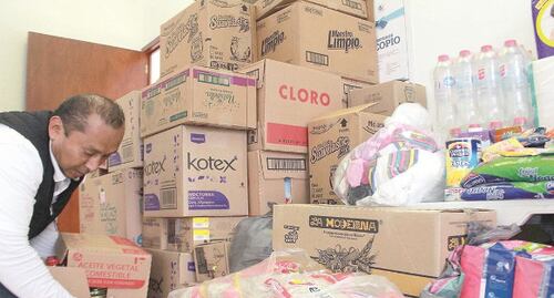 Se instalan cuatro centros de acopio en Pachuca para ayuda a damnificados de Guerrero