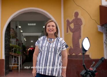 Desde donde vendió "las famosas gelatinas", Xóchitl Gálvez lanza spot