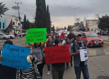 Se manifiestan exigiendo localización de trabajador de la CAAMTH en Tizayuca