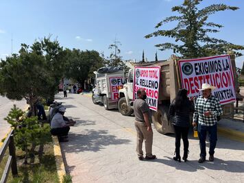 Cierre de El Huixmí detiene recolección de basura en Mineral de la Reforma