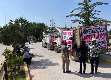 Cierre de El Huixmí detiene recolección de basura en Mineral de la Reforma