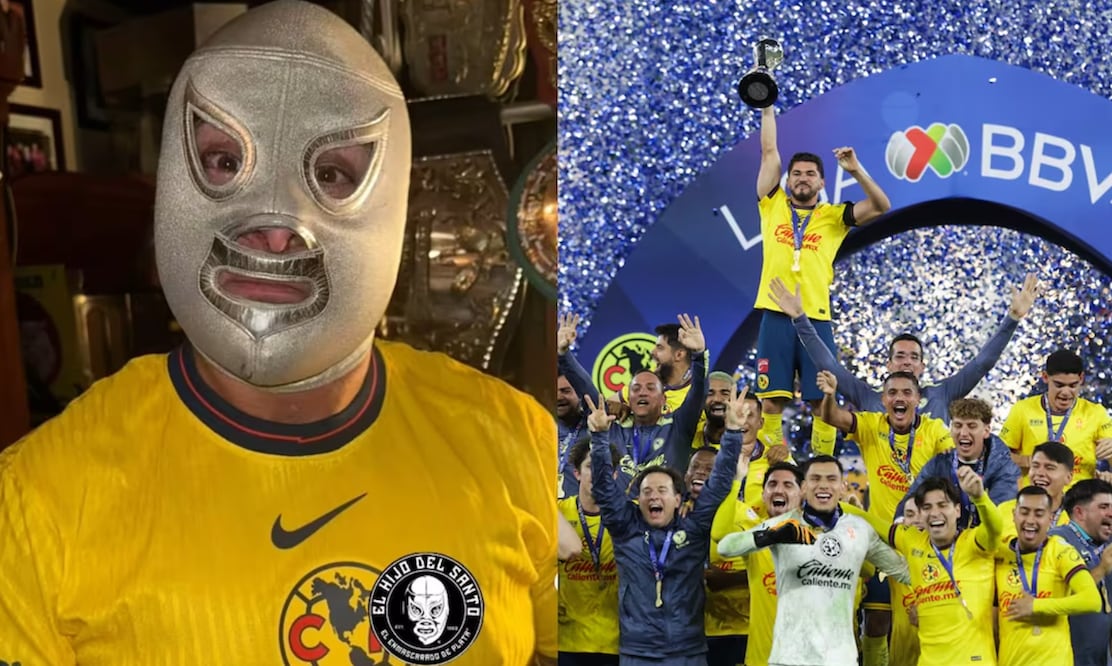 Hijo del Santo manda mensaje al América; festeja el tricampeonato de su equipo