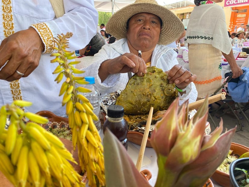 Exquisita combinación de olores y sabores en la Muestra Gastronómica de Santiago de Anaya | Foto: Luis Soriano