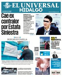 Portada EL Universal Hidalgo 30/05/25