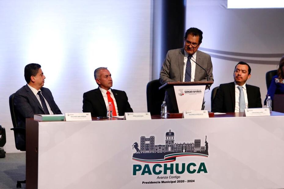 Sergio Baños, presidente municipal de Pachuca Foto: Luis Soriano