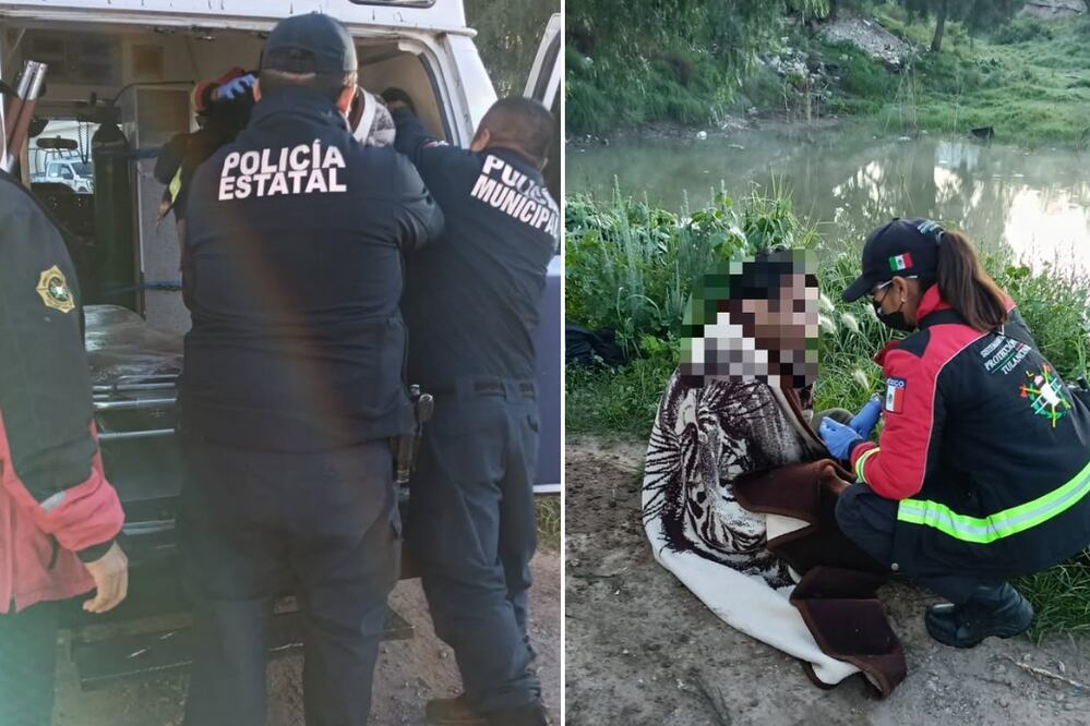 La mañana de este viernes, 26 de julio, fue rescatado un joven de 24 años de edad que luchaba por su vida al encontrarse dentro de la presa el Paraíso, ubicada en Tulancingo. I  Foto: Especial